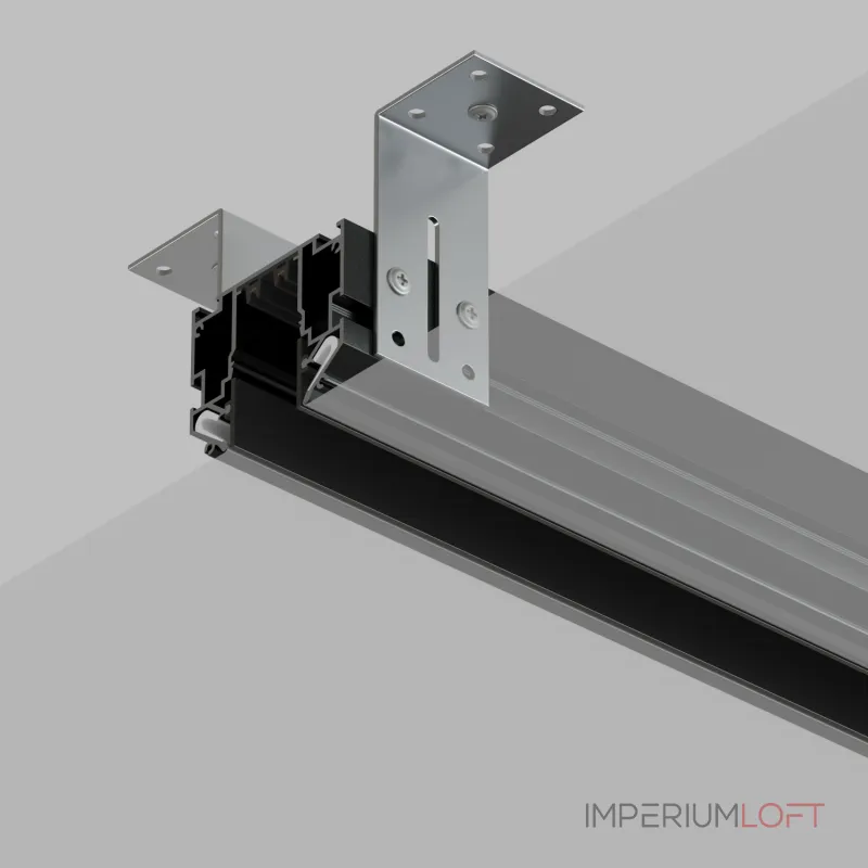 Профиль-трек ONE, для натяжных потолков, 2 м Denkirs Smart One TR2022-BK