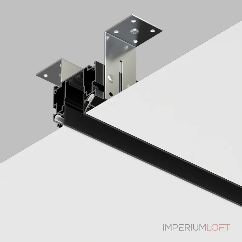 Профиль-трек ONE, для натяжных потолков, 2 м Denkirs Smart One TR2022-BK