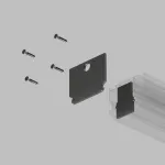 Заглушка для трека Denkirs SMART ONE TR2025-BK