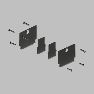 Заглушка для трека Denkirs SMART ONE TR2025-BK Заглушка для трека Denkirs SMART ONE TR2025-BK