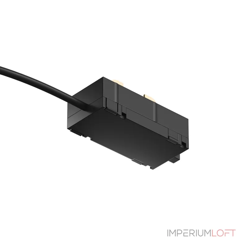 Соединитель угловой внутренний для треков встраиваемых Denkirs TR2100 TR2100-BK Цвет арматуры черный