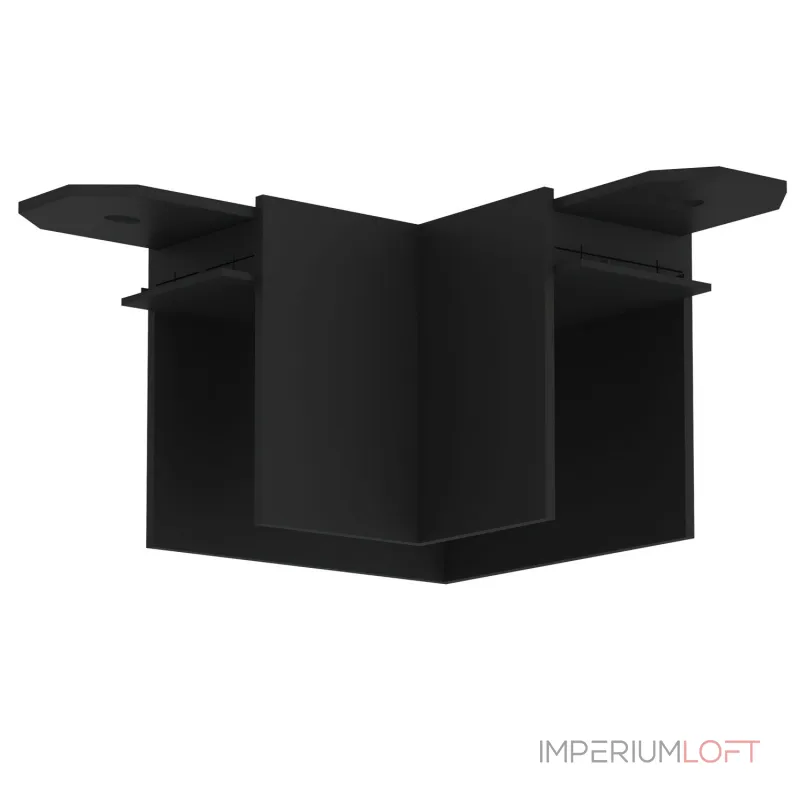 Соединитель угловой внутренний для треков встраиваемых Denkirs TR2102 TR2102-BK Цвет арматуры черный от ImperiumLoft