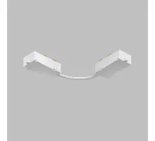 Соединитель линейный для треков Denkirs Tr200 TR2103-WH Соединитель линейный для треков Denkirs Tr200 TR2103-WH