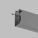 Торцевые заглушки для шинопровода черные (комплект 2 шт) Denkirs Smart Base TR2107-BK