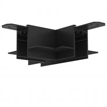 Коннектор трека для ГКЛ Denkirs Smart Hide TR2113-BK