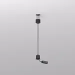 Подвод питания для подвесного монтажа трека Denkirs Smart Base TR2124-BK