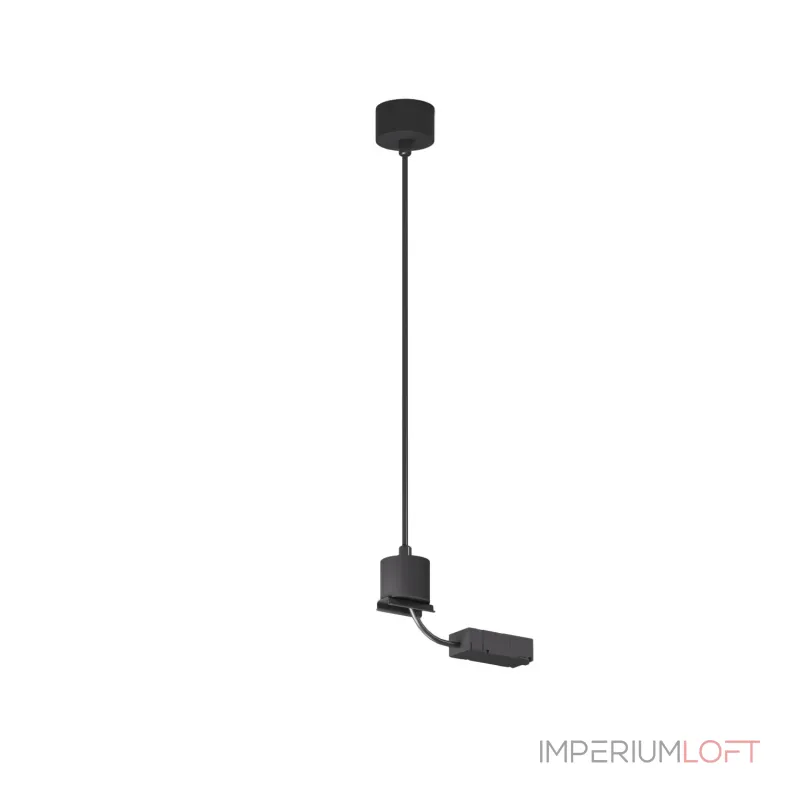 Подвод питания для подвесного монтажа трека Denkirs Smart Base TR2124-BK