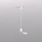 Подвод питания для подвесного монтажа трека Denkirs Smart Base TR2124-WH