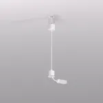 Подвод питания для подвесного монтажа трека Denkirs Smart Base TR2124-WH