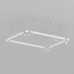 Подвод питания для подвесного монтажа трека Denkirs Smart Base TR2124-WH