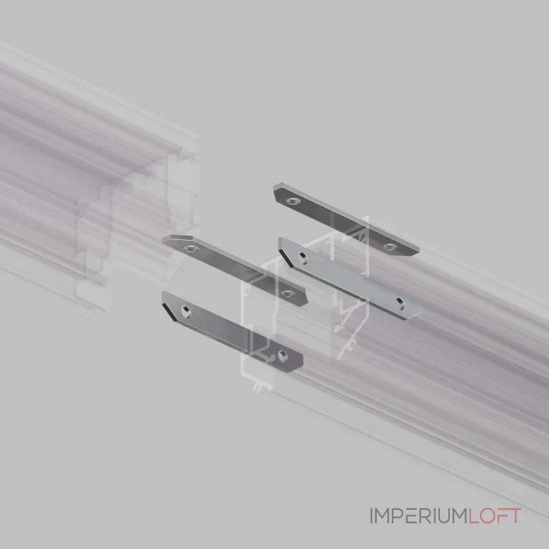 Комплект соединителей прямых Denkirs Smart One TR3043-AL