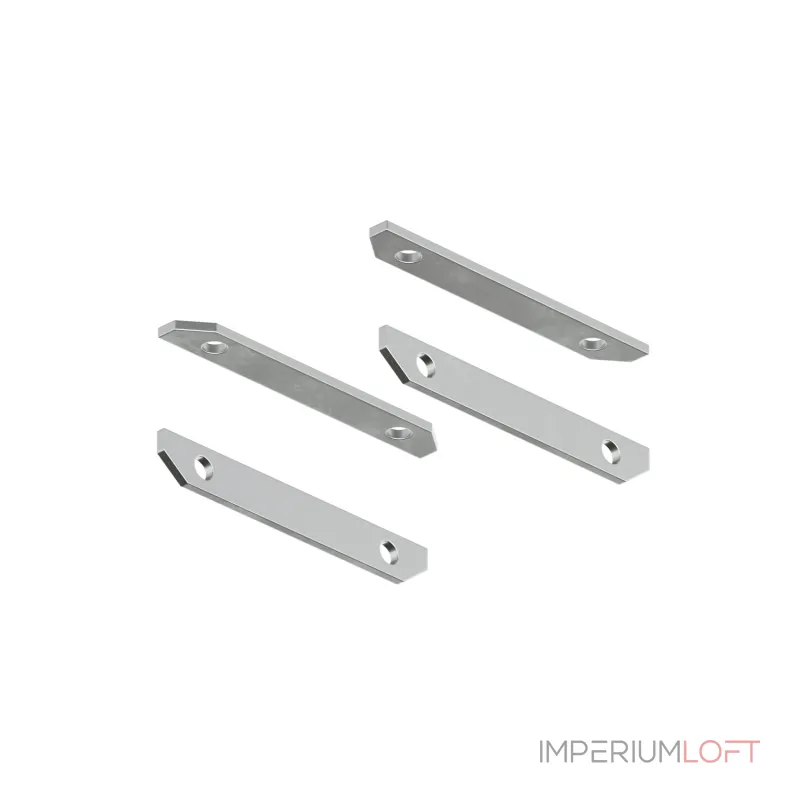 Комплект соединителей прямых Denkirs Smart One TR3043-AL