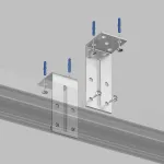 Уголок для профиля настенный Denkirs TR30 TR3045-AL Цвет арматуры серебро