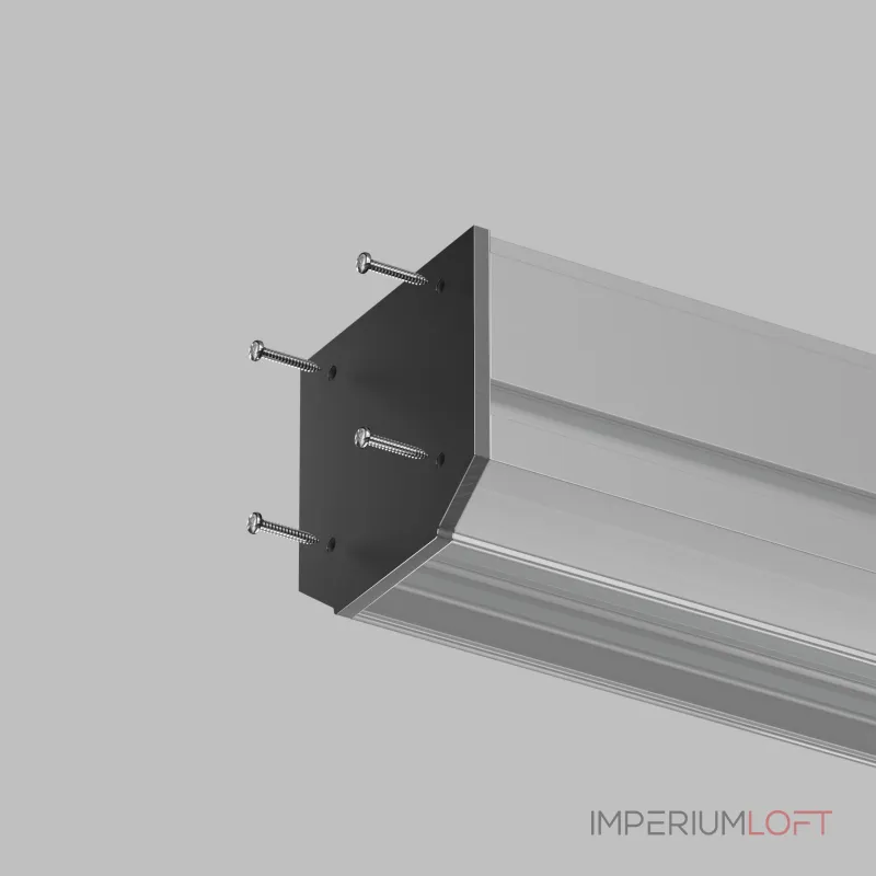 Заглушка для профиля Denkirs SMART PROFI TR3047-AL