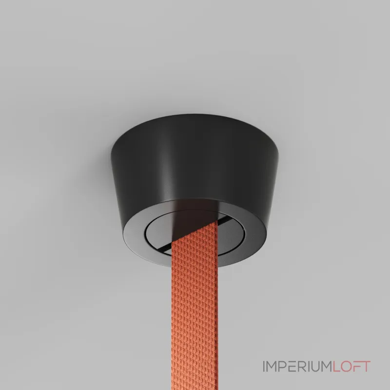 Накладное основание с возможностью подачи питания треку-ремню Denkirs Belty Base TR5512-BK