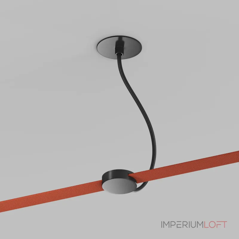 Встраиваемое основание с возможностью подачи питания треку-ремню Denkirs Belty Base TR5514-BK от ImperiumLoft Встраиваемое основание с возможностью подачи питания треку-ремню Denkirs Belty Base TR5514-BK от ImperiumLoft