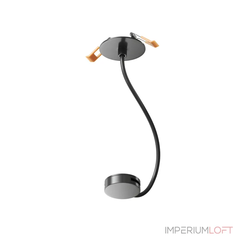 Встраиваемое основание с возможностью подачи питания треку-ремню Denkirs Belty Base TR5514-BK от ImperiumLoft Встраиваемое основание с возможностью подачи питания треку-ремню Denkirs Belty Base TR5514-BK от ImperiumLoft