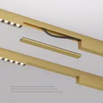 Вставка декоративная Denkirs SHINE BASE TR5736-SB от ImperiumLoft