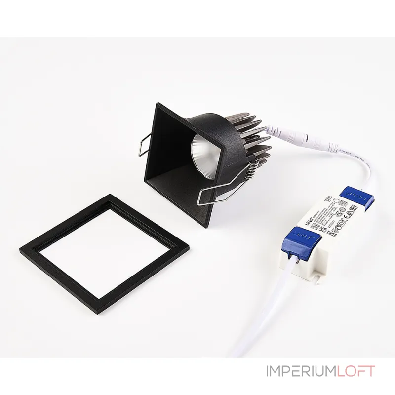 Светильник встраиваемый IT06-6020 black 3000K + IT06-6021 black Светильник встраиваемый IT06-6020 black 3000K + IT06-6021 black