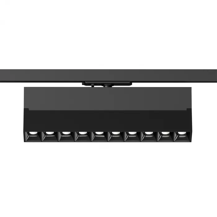 Поворотный однофазный трековый светильник Denkirs Edder DK6646-BK от ImperiumLoft