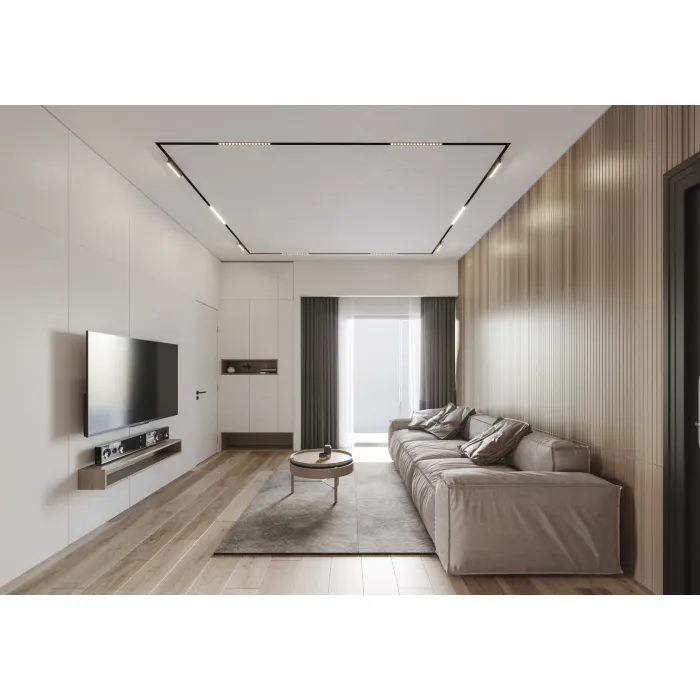 Профиль-трек ONE, для натяжных потолков, 2 м Denkirs Smart One TR2022-BK от ImperiumLoft