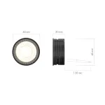 Светодиодный модуль Denkirs Slim Led DK3000-7W-BK от ImperiumLoft