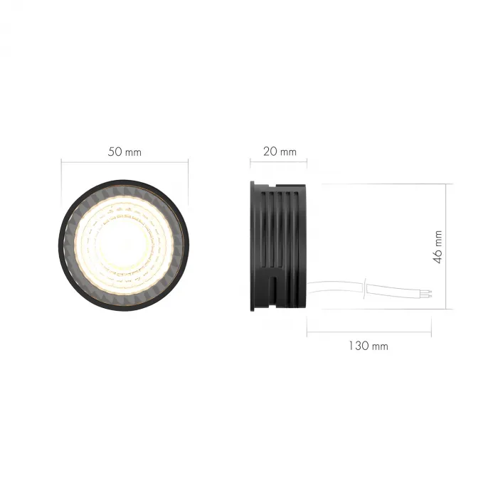 Светодиодный модуль Denkirs Slim Led DK3000-7W-BK от ImperiumLoft