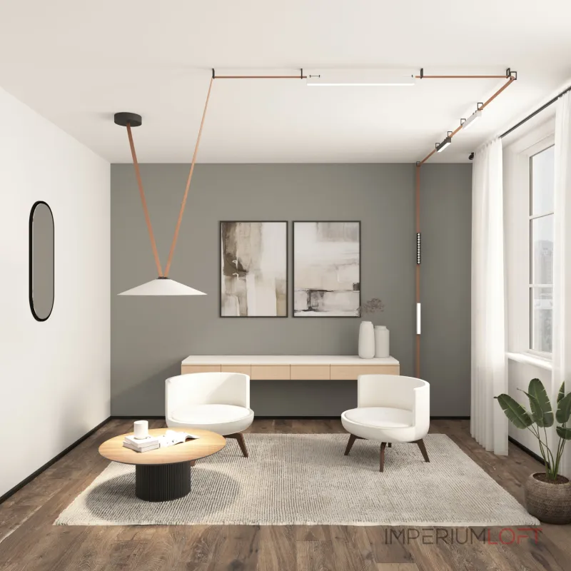 Трековый светильник Denkirs BELTY SMART LINEAR DK5674-BK