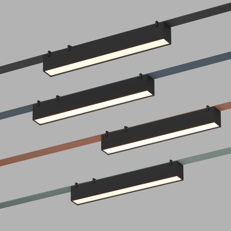 Трековый светильник Denkirs BELTY SMART LINEAR DK5674-BK