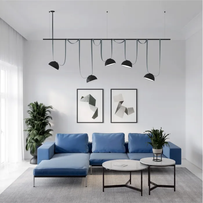 Подвес для штанги Denkirs Belty Rod TR5537-BK от ImperiumLoft