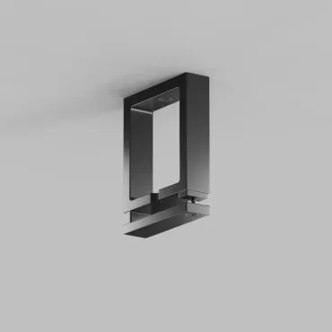 Усиленное накладное крепление для гибкого трека-ремня Denkirs BELTY BASE TR5508-BK