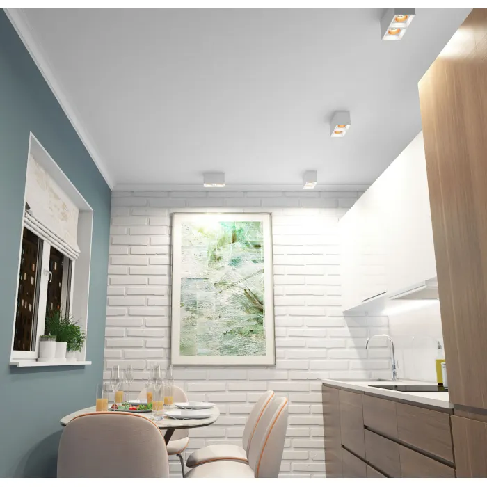 Встраиваемый точечный светильник Denkirs Rodvig DK3085-WH+BR от ImperiumLoft