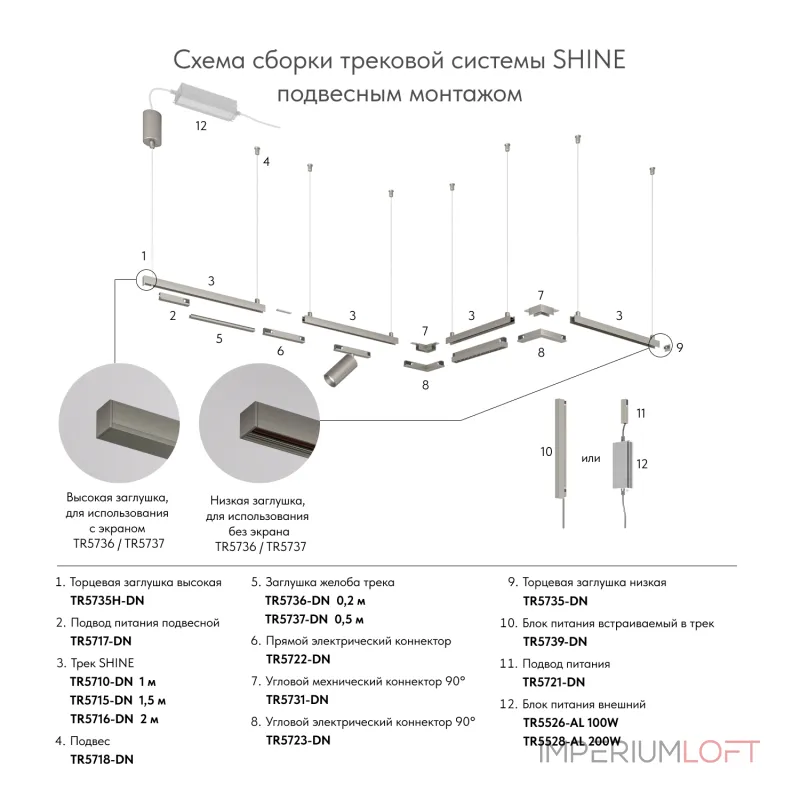 Трек Denkirs SHINE BASE TR5716-DN
