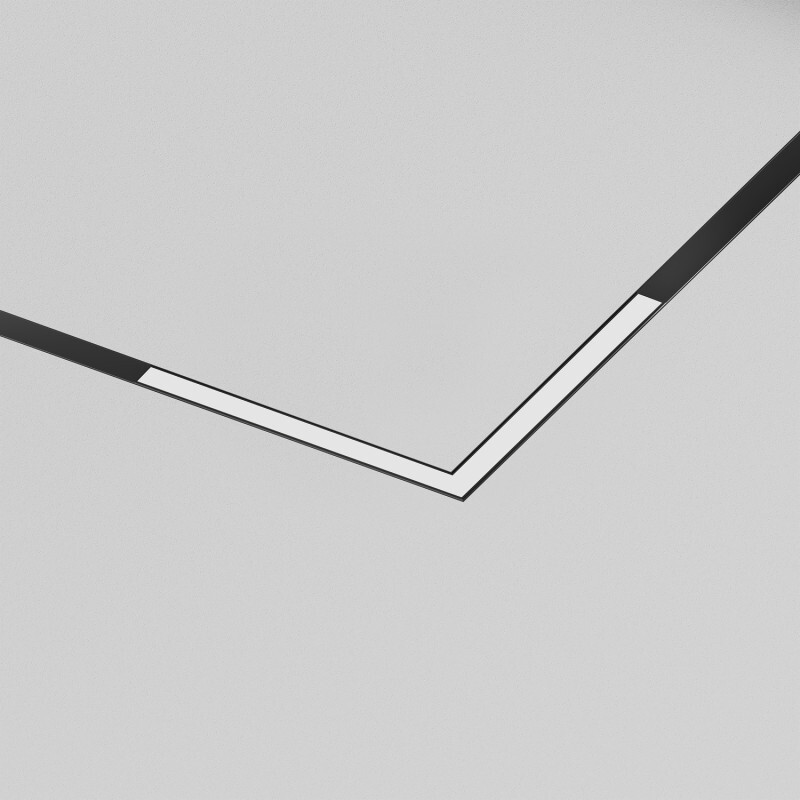 Линейный угловой светильник-коннектор Denkirs SMART LINEAR Zigbee DK8314-BK