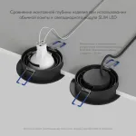 Точечный светильник Denkirs Prime DK-DH2020-BK