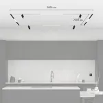 Комплект трековой системы: 8 светильников + шинопровод 8м Denkirs SET PRO SET SMART ZigBee 03 PRO
