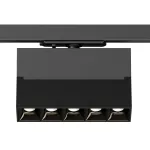 Поворотный однофазный трековый светильник Denkirs Edder DK6436-BK