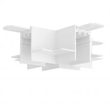 Коннектор трека для ГКЛ Denkirs Smart Hide TR2114-WH