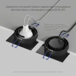 Точечный светильник Denkirs Prime DK-DH2021-BK