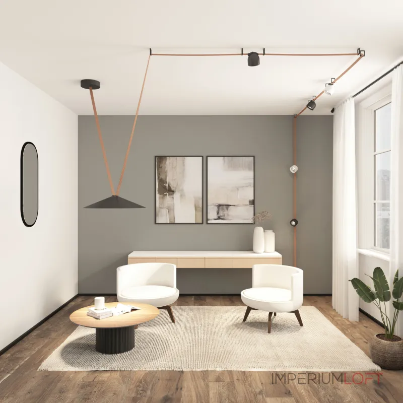 Трековый светильник Denkirs BELTY SMART FLOW DK5668-BK