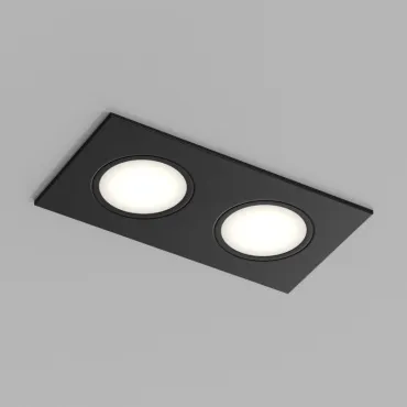Точечный встраиваемый влагозащищенный светильник Denkirs PORT DK3112-BK