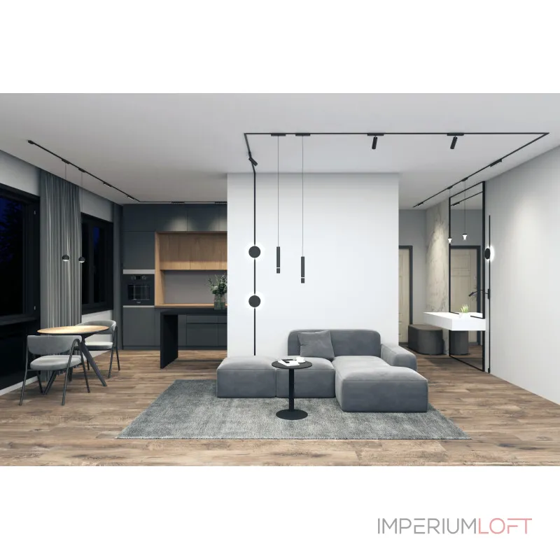 Светильник для трека Denkirs Air Linear DK5300-BK от ImperiumLoft