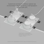 Точечный встраиваемый влагозащищенный светильник Denkirs PORT DK3112-WH