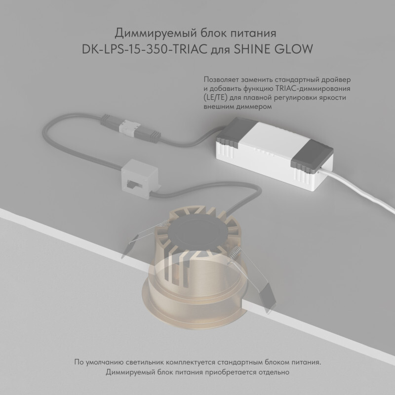 Точечный светильник Denkirs SHINE GLOW DK2431-WH