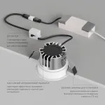 Точечный светильник Denkirs SHINE GLOW DK2431-WH