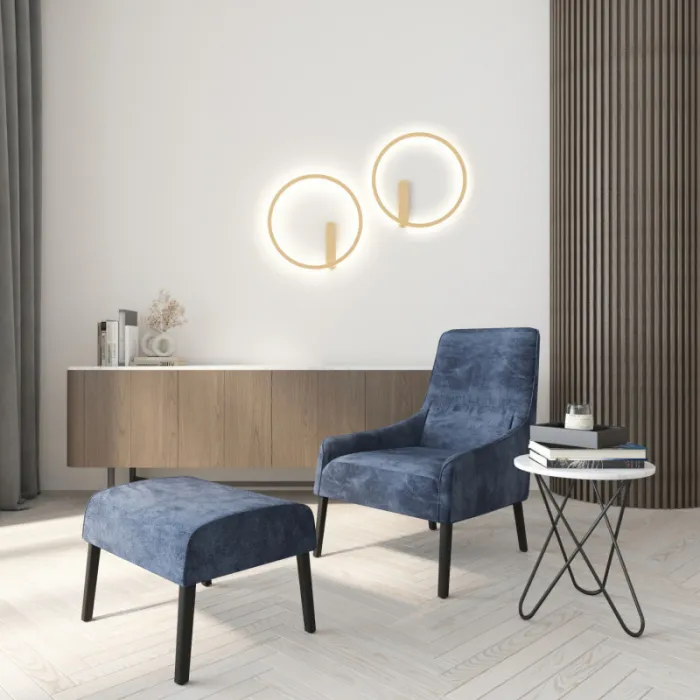 Бра Denkirs Round DK5035-SG от ImperiumLoft