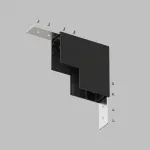 Соединитель для шинопровода Denkirs SMART 48V BASE TR8518-BK