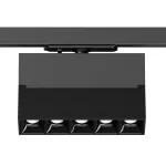Поворотный однофазный трековый светильник Denkirs Edder DK6446-BK