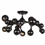 Потолочный светильник Chemical Light Top 9 Black от ImperiumLoft