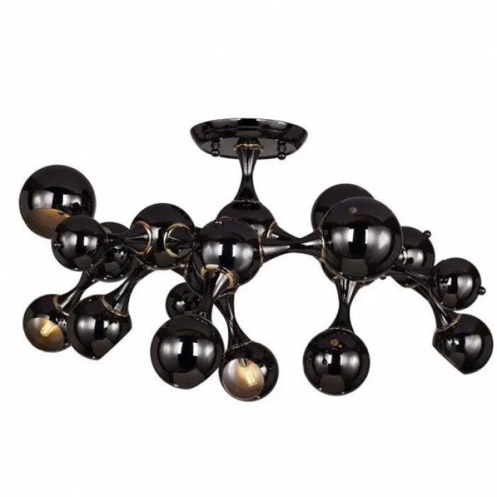 Потолочный светильник Chemical Light Top 9 Black от ImperiumLoft